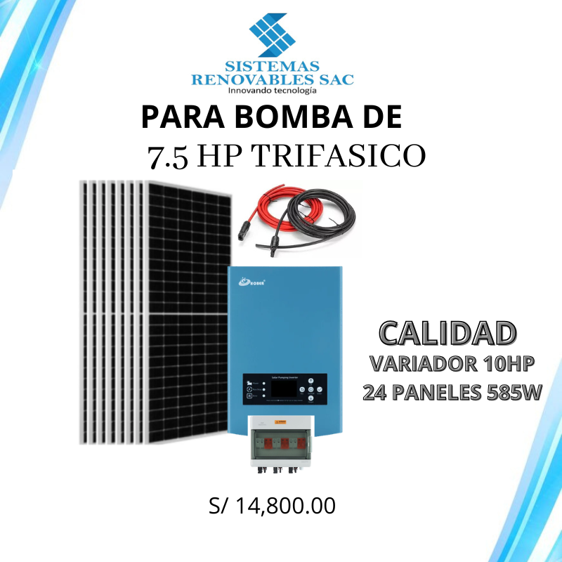PARA BOMBA DE  7.5 HP TRIFASICO