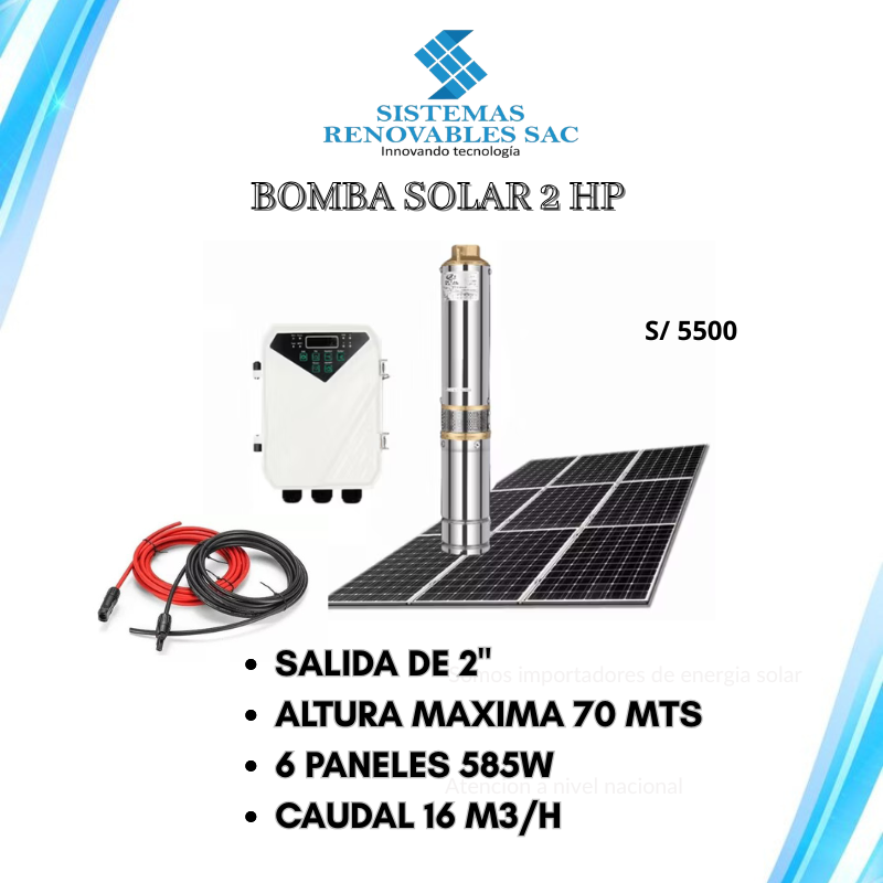 BOMBA SOLAR 2 HP